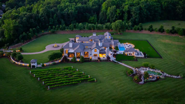 Davidson estate with private vineyard, pool and golf room listed at $14M