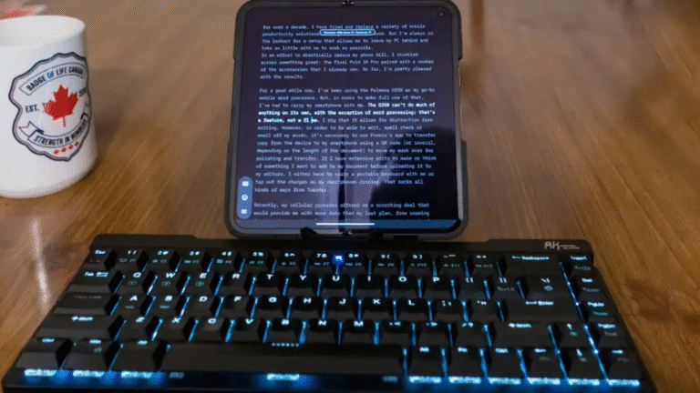 Pixel 10 Pro Fold replaces laptop for digital nomad productivity