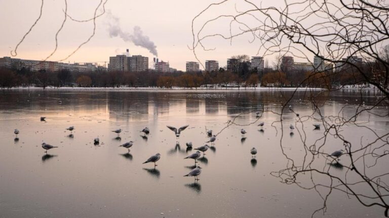 Freezing rain and ice disrupt travel across central and eastern Europe